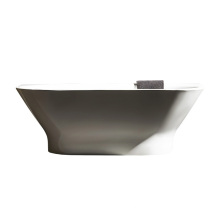 Bathroom White Shaped Small Size Corner Irregular Acrylic Bathtub